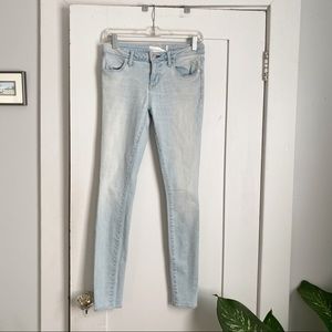 Paper Denim & Cloth Faded Blue Skinny Jeans